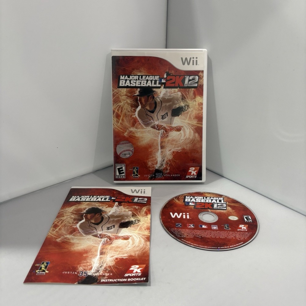 Major League Baseball 2K12 Nintendo Wii 2012 Game CIB Complete Tested